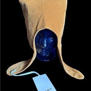 MERIT Tan Corduroy Hood Hat insert